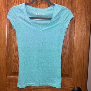 Teal short sleeve tee